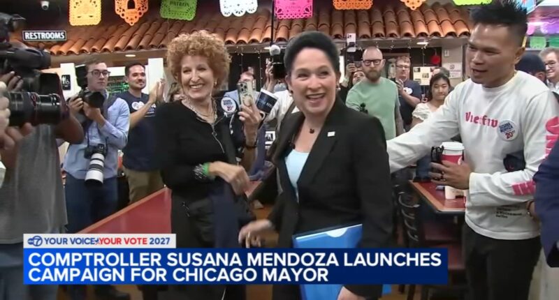 Chicago elections: Illinois Comptroller Susana Mendoza officially launches mayoral campaign with event in Little Village