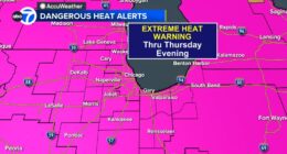 Chicago weather forecast: NWS Extreme Heat Warning in effect for entire area