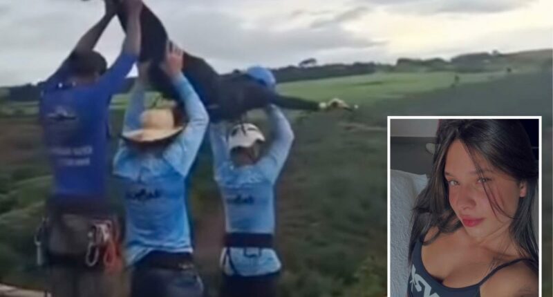 Chilling final post of bungee jumper who plummeted to death after she was thrown with no cord
