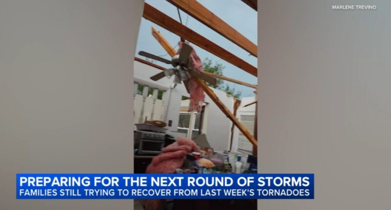 Couple recalls narrow escape from Merrillville, Indiana tornado as severe weather tomorrow includes tornado risk, strong storms