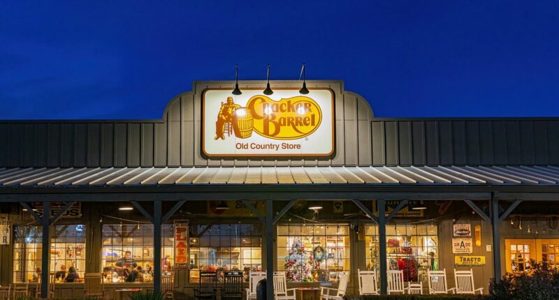 Cracker Barrel CEO who oversaw woke rebrand sees share price shoot up