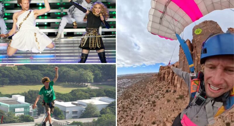 Daredevil who performed at Super Bowl with Madonna killed in Utah canyon BASE jump