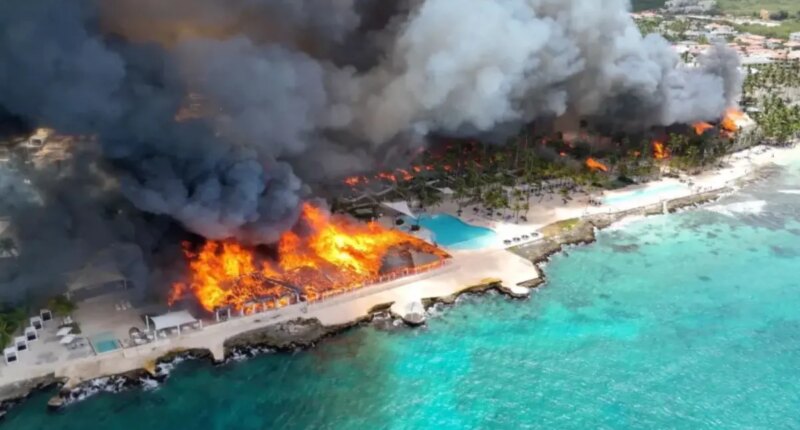 Dominican Republic resort fire leaves one dead, nearly 1,700 forced to evacuate