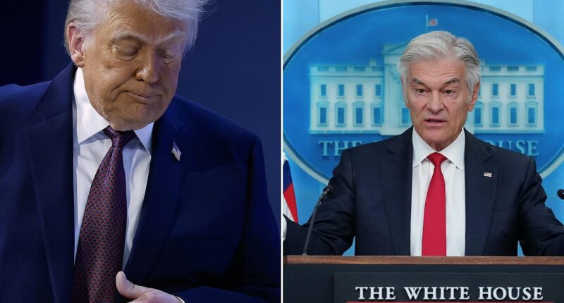 Dr Oz reveals Trump's 'meticulous' trait that keeps him going back to the hospital… including an 'odd' nightly habit