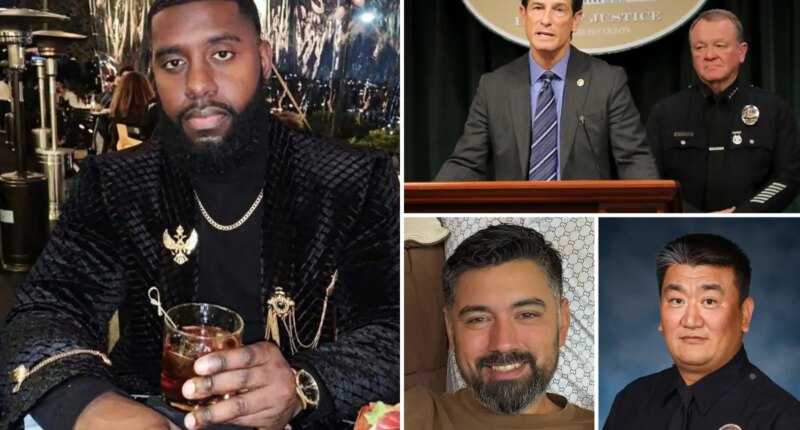 Driver who held fundraiser after killing LAPD cop and Whole Foods worker charged with murder