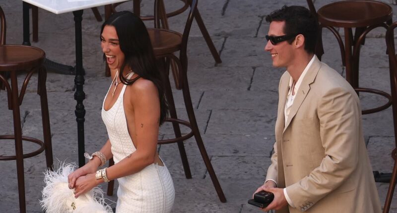 Dua Lipa and Callum Turner Sicilian nuptials begin with welcome party