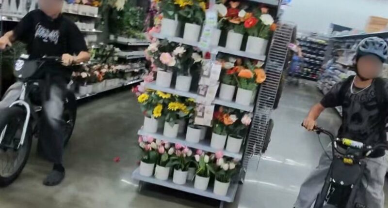 E-bike riding kids in Orange County Walmart cause havoc