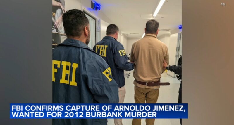 FBI top 10 fugitive Arnoldo Jimenez, arrested in fatal 2012 stabbing of newlywed Estrella Carrera in Burbank, brought to Chicago