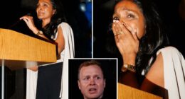 Far-left LA mayoral candidate breaks down in tears as she falters behind Spencer Pratt and Karen Bass