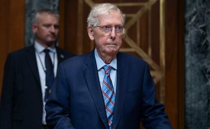 Former Senate leader Mitch McConnell is in the hospital, but little more information is known