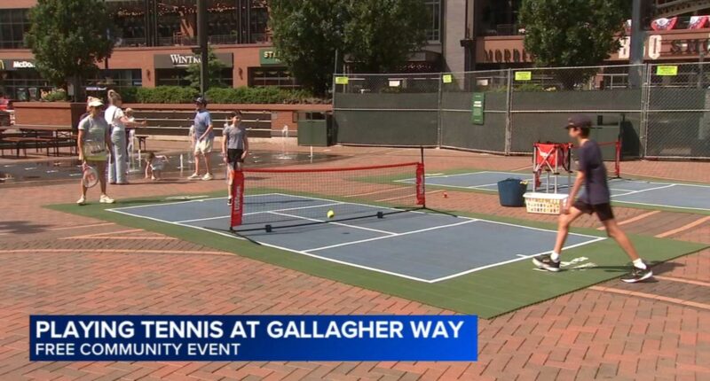 Gallagher Way in Wrigleyville, Chicago hosts free tennis event before Wimbledon 2026 kicks off in London