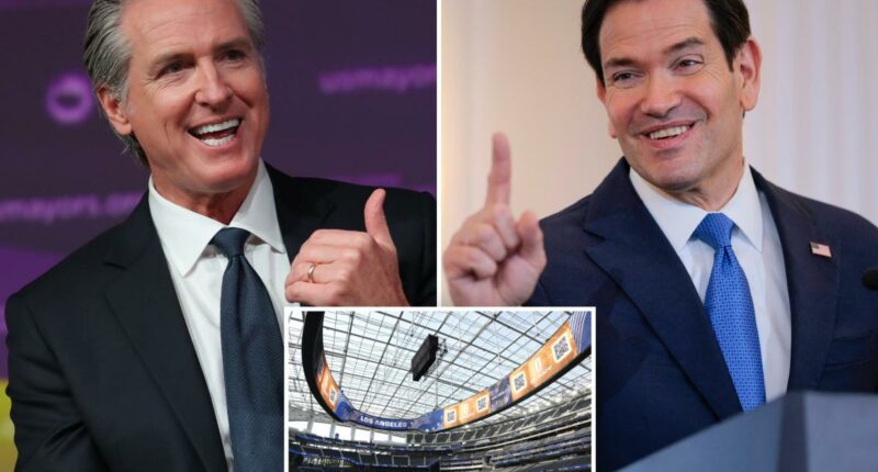 Gavin Newsom and Marco Rubio set to sit together at World Cup match