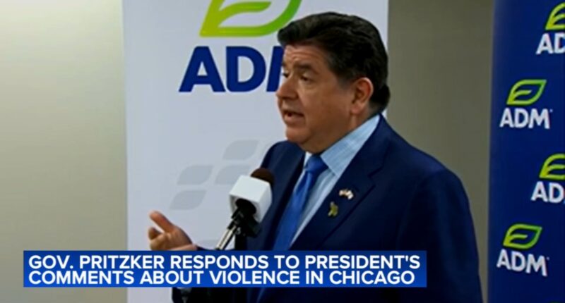 Gov. Pritzker responds to President Donald Trump's comments about violence in Chicago on Truth Social