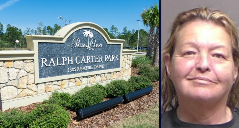 Grandma with pit bull locks 5 kids in park bathroom: Cops