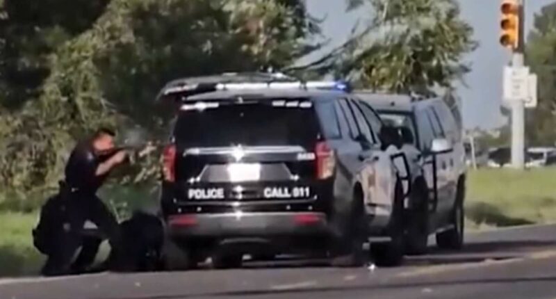 Gunman kills at least one and injures10 in Texas before armed standoff