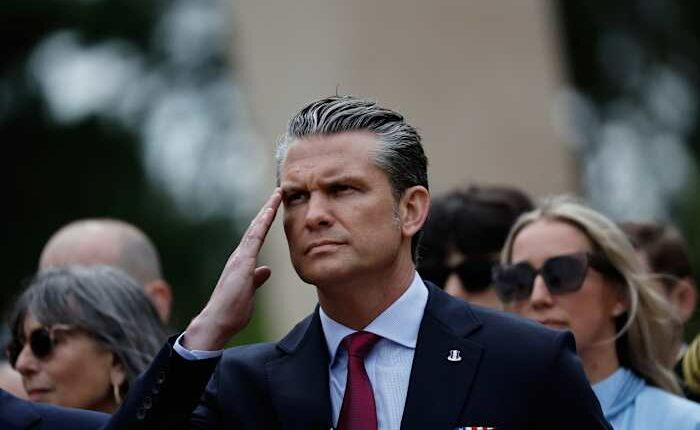 Hegseth invokes immigration and ‘invasion’ in D-Day speech in France