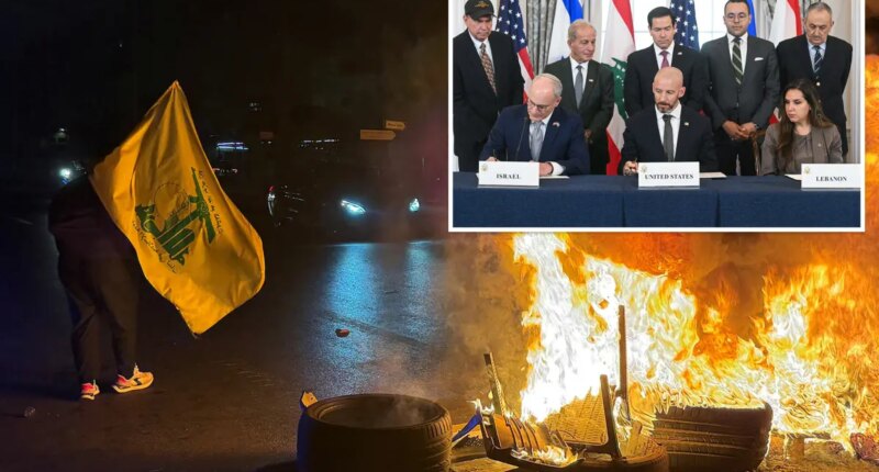 Hezbollah threatens to blow up Lebanon-Israel peace framework as protests grip Beirut