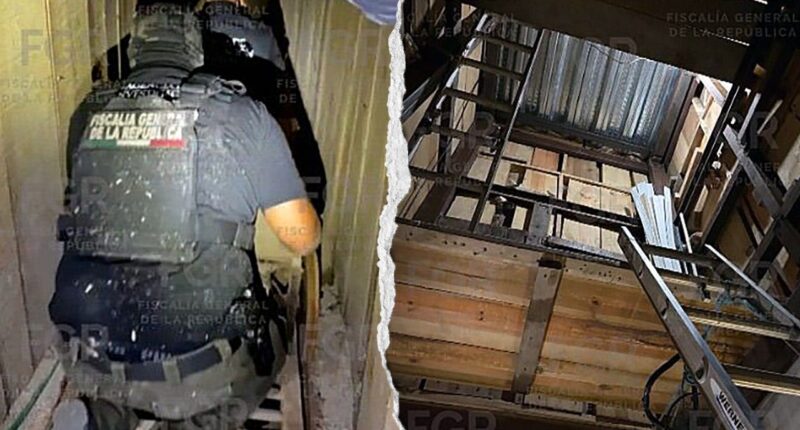 Hidden tunnel discovered in Tijuana may have supported cross-border trafficking operations