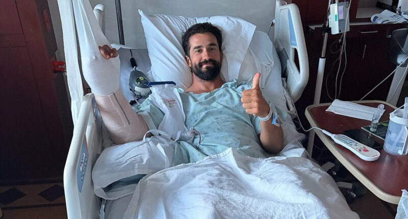 Hiker tells how grizzly bear bit his arm and DRAGGED him along trail