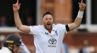Ollie Robinson reintroduced himself to Test cricket with a triple-wicket maiden for England