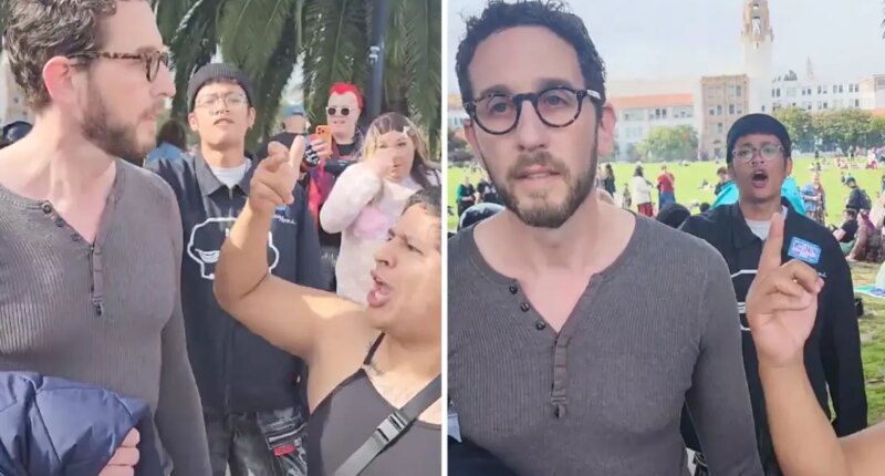Humiliation for Scott Wiener as he's chased from San Francisco Trans March