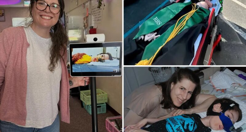 Inspiring student graduates high school while using telepresence robot