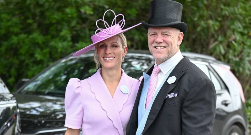 It wouldn't be Ascot without the Tindalls! Beaming Zara and Mike are the first royals to arrive as they colour co-ordinate in lilac