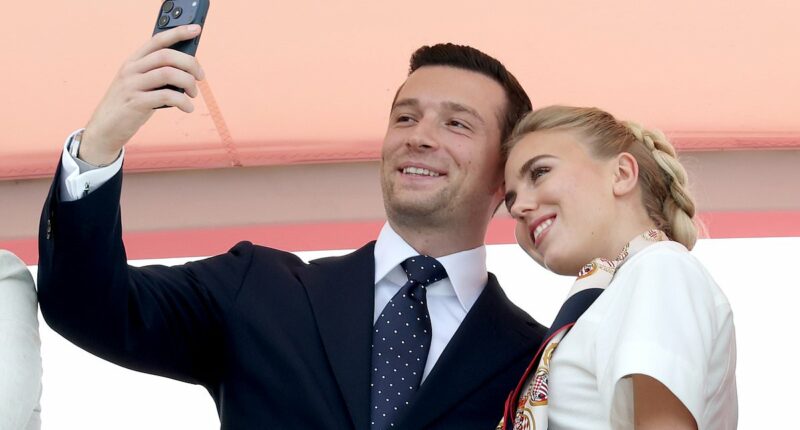 Italian heiress, 22, and French hard-Right hero of the working class and presidential hopeful, 30, put on a cosy display at the Monaco Grand Prix in first public appearance together