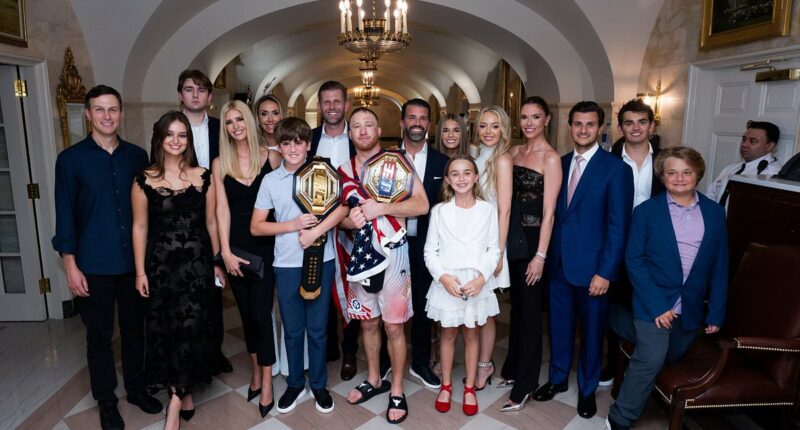 Ivanka Trump shares pics from president's UFC birthday celebration