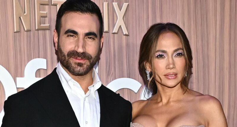 Jennifer Lopez cozies up to Brett Goldstein at Office Romance premiere
