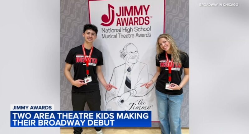 Jimmy Awards 2026: Jane Nuich from Park Ridge, Logan Arroyo of Tinley Park to represent Illinois in New York City Broadway debut