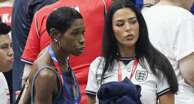 Jude Bellingham's girlfriend cheers on England star amid family feud