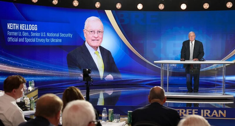 Keith Kellogg tells Iranian dissidents the 'window is open' to force regime change in Tehran