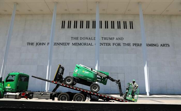 Kennedy Center begins process of removing Trump references after judge said it was illegally added