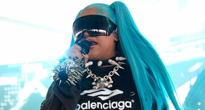 Kim Kardashian's daughter North, 12, takes the stage at music festival