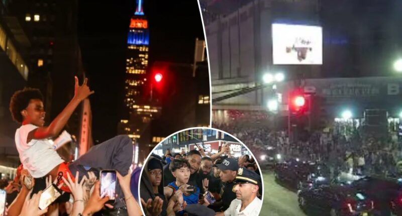 Knicks fan uses traffic cameras to document elation, chaos outside MSG during Finals