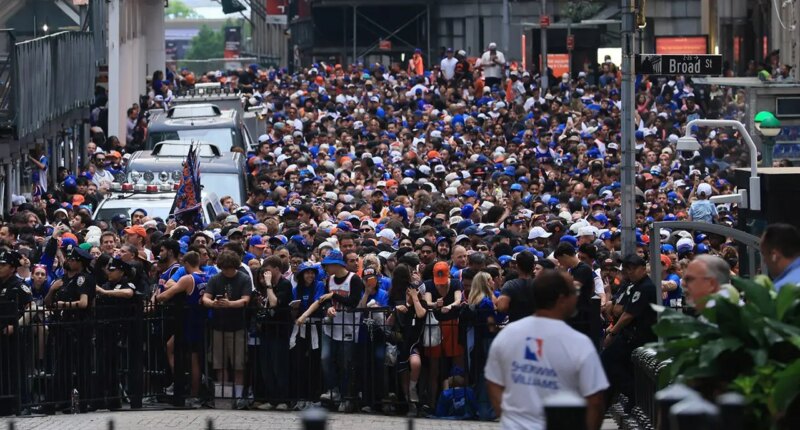 Knicks fan’s trash can grab ends with fines, firing and walk of shame return trip for JPMorgan Chase exec
