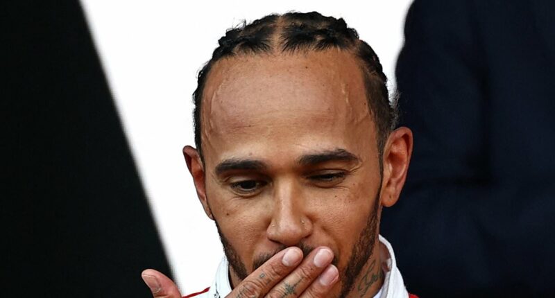 Lewis Hamilton blows kiss to Kim Kardashian from F1 podium in Monaco