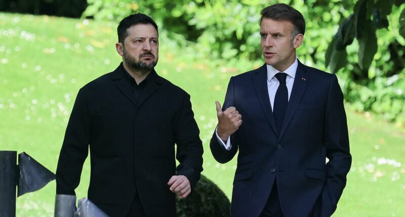 Macron and Zelensky caught in hot mic moment discussing how to deal with Trump