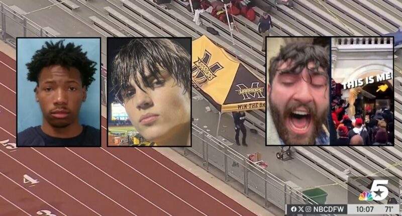 Man accused of threatening teen track meet murder defendant