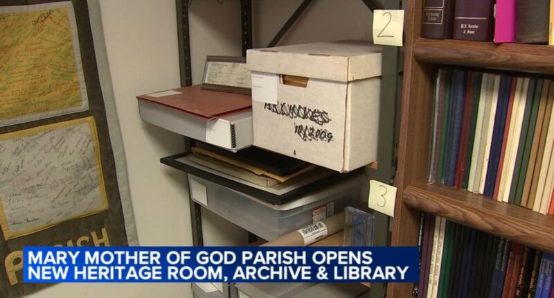 Mary Mother of God Parish opens heritage room, archive, library at Saint Gregory the Great Parish Center in Andersonville, Chicago