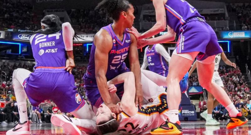 Mercury's Alyssa Thomas suspended one game for putting fist into Caitlin Clark's throat in win over Fever