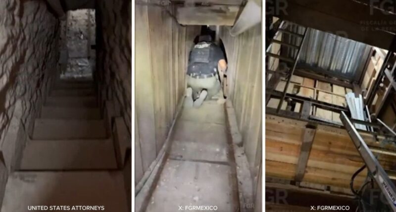 Mexican authorities uncover cross-border tunnel in Tijuana possibly used for drug and weapons trafficking