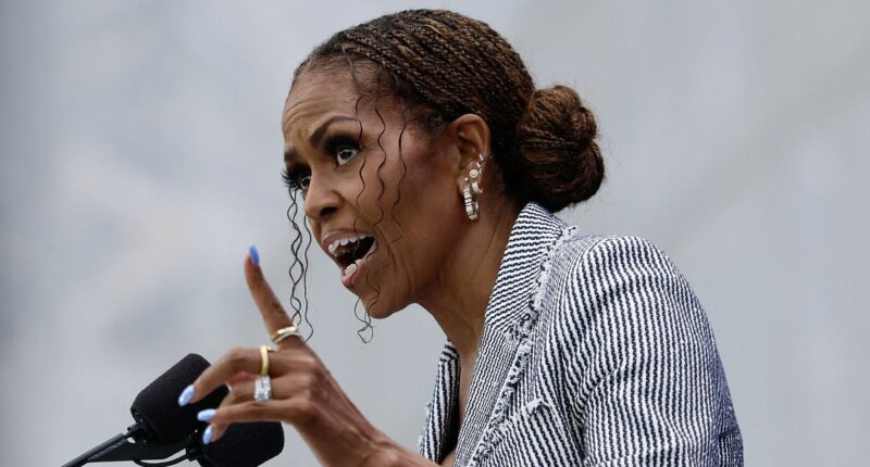 Michelle Obama dispels rocky marriage rumors as she praises husband