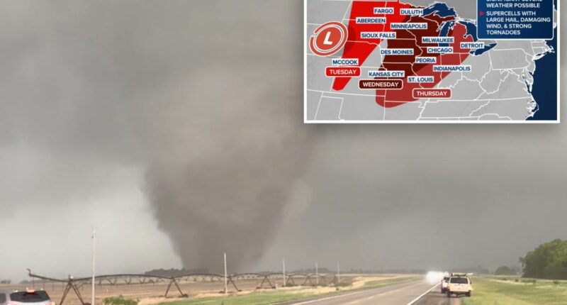 Midweek storm threat grows as severe weather targets millions in the Midwest