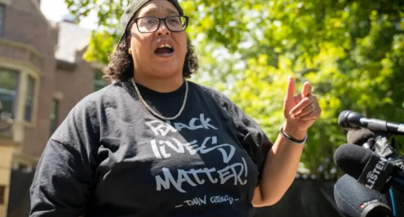 Minnesota school board member Chauntyll Allen calls for dogs to urinate on white corpses