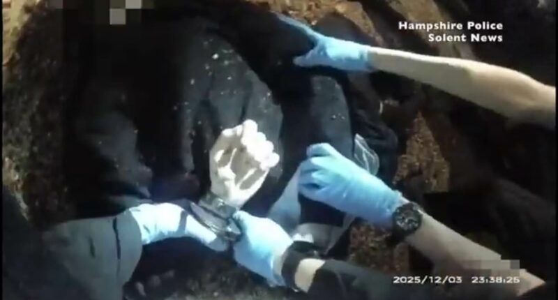 Moment police handcuffed Henry Nowak as his killer branded him racist 