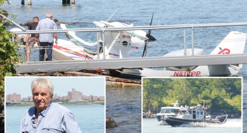 NYC pilot, passenger rescued after wave slams seaplane near Throggs Neck Bridge