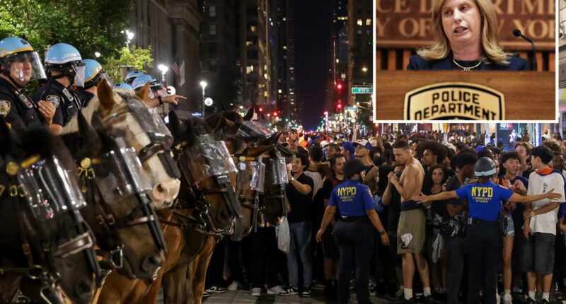 NYPD boss Jessica Tisch praises cops for hard work during Knicks victory celebrations