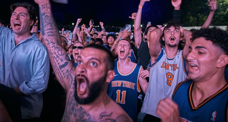 New York descends into CHAOS after Knicks win NBA Championship